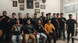 Aktivis dan organisasi kepemudaan di Sumut sampaikan pernyataan sikap minta Kapolrestabes Medan segera bangun harmonisasi. ©Okedaily.com/Ilham Batubara