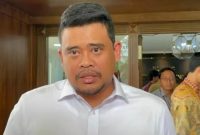 Wah, bisa jadi hits! Gubernur Bobby saat ditemui awak media mengatakan siap bawa Babi Panggang Karo go internasional, targetnya Korea Selatan. ©okedaily.com/Ilham HB
