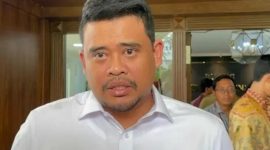 Wah, bisa jadi hits! Gubernur Bobby saat ditemui awak media mengatakan siap bawa Babi Panggang Karo go internasional, targetnya Korea Selatan. ©okedaily.com/Ilham HB