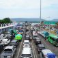Kendaraan macet di pelabuhan gilimanuk saat musim mudik lebaran 2026. Foto: Dokumentasi ASDP 