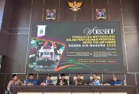 Workshop Penyusunan Metodologi dalam Penyusunan Proposal MoRA The Air Fund 2026 yang berlangsung pada, Kamis (02/04), di Ballroom Lantai 4 UIN Madura. ©okedaily.com/istimewa
