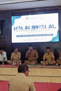 Diskominfo Sumenep Gelar Halal Bihalal untuk Dorong Semangat Kerja Baru