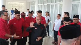 Terpantau, Ketua Banggar DPR RI, MH. Said Abdullah, menghadiri Musancab 2026 DPC PDI Perjuangan Kabupaten Sumenep. ©okedaily.com [foto: Mashudi Surahman]