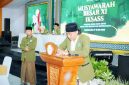 Ketua IKSASS Badung Muhammad Ipung di acara Musyawarah Besar (MUBES) XI IKSASS yang digelar di Pondok Pesantren Salafiyah Sa’idiyah, Buduran, Arosbaya, Bangkalan, Madura, 17-19 Mei 2026. Foto: Okedaily.com 