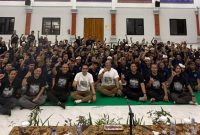 De Gadjah memberikan motivasi kepada para napi di Lapas Kerobokan, 