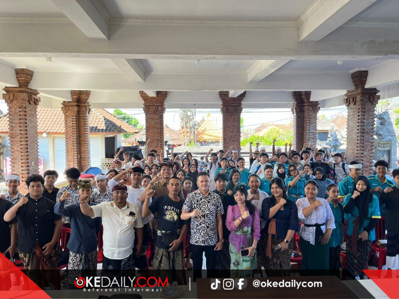 Anggota DPRD Provinsi Bali, Zulfikar Wijaya, menggelar kegiatan bertema “Penguatan Peran Sosial Generasi Muda dalam Menjawab Tantangan Perubahan Ekonomi dan Dinamika Masyarakat Pedesaan” pada 21 Mei 2026 di Banjar Tegallinggih, Pemecutan, Denpasar Barat. Foto: Okedaily.com
