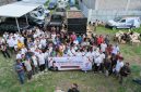 Geridra Bali saat menyerahkan hewan qurban kepada saudara-saudara Muslim menjelang Hari Raya Idul Adha di Yayasan De Gadjah Center, (27/05). Foto: Okedaily.com/Istimewa