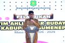 Bupati Wongsojudo memberikan sambutan dalam pelantikan tim ahli cagar budaya Kabupaten Sumenep. ©okedaily.com/ist