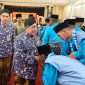 Wabup Imam, menghadiri manasik Haji dan pelepasan secara simbolik di Gedung Korpri. ©okedaily.com/ist