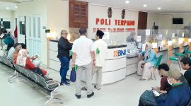 Layanan Poli Terpadu RSUD dr. H. Moh. Anwar Sumenep, nampak dipadati kunjungan pasien. ©okedaily.com