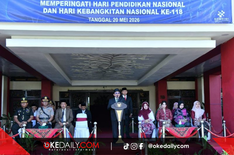 Pemerintah Kabupaten Sumenep menggelar upacara hari pendidikan nasional dan hari kebangkitan nasional ke-118. ©okedaily.com/ist