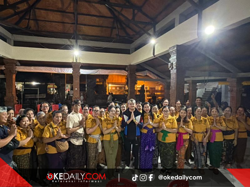 Zulfikar Wijaya Anggota DPRD Bali bersama Warga Banjar Sapta Bumi, Desa Tegal Harum, 23 Mei 2026 di Br. Sapta Bumi saat acara silaturahim. 