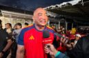 De Gadjah saat nobar piala dunia di Yayasan De Gadjah Bali, Renon, (20/7).