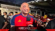 De Gadjah saat nobar piala dunia di Yayasan De Gadjah Bali, Renon, (20/7).
