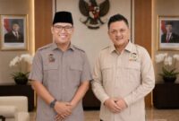 Dr. Sudaryono, B. Eng., M.M., MBA Kepala BGN dan Zulfikar Wijaya Ketua Tani Merdeka Indonesia Provinsi Bali. 