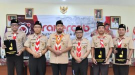 Bupati Wongsojudo: keberadaan Gerakan Pramuka memiliki peran sangat strategis dalam mendukung pembangunan SDM yang unggul dan berdaya saing. ©okedaily.com