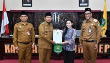 Bupati Wongsojudo: keberadaan Gerakan Pramuka memiliki peran sangat strategis dalam mendukung pembangunan SDM yang unggul dan berdaya saing. ©okedaily.com