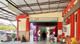 Nampak depan ruangan instalasi gawat darurat (IGD) RSUD dr. H. Anwar Sumenep. ©okedaily.com 