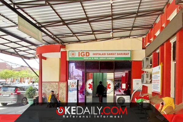 Nampak depan ruangan instalasi gawat darurat (IGD) RSUD dr. H. Anwar Sumenep. ©okedaily.com 