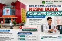 Kabar gembira RSUD dr. H. Moh. Anwar Sumenep resmi membuka Poli Urologi. Langkah nyata untuk tingkatkan layanan kesehatan. ®okedaily.com