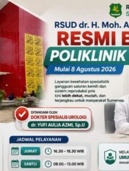 Kabar Gembira untuk Warga Madura, RSUD Moh Anwar Sumenep Kini Buka Poli Urologi