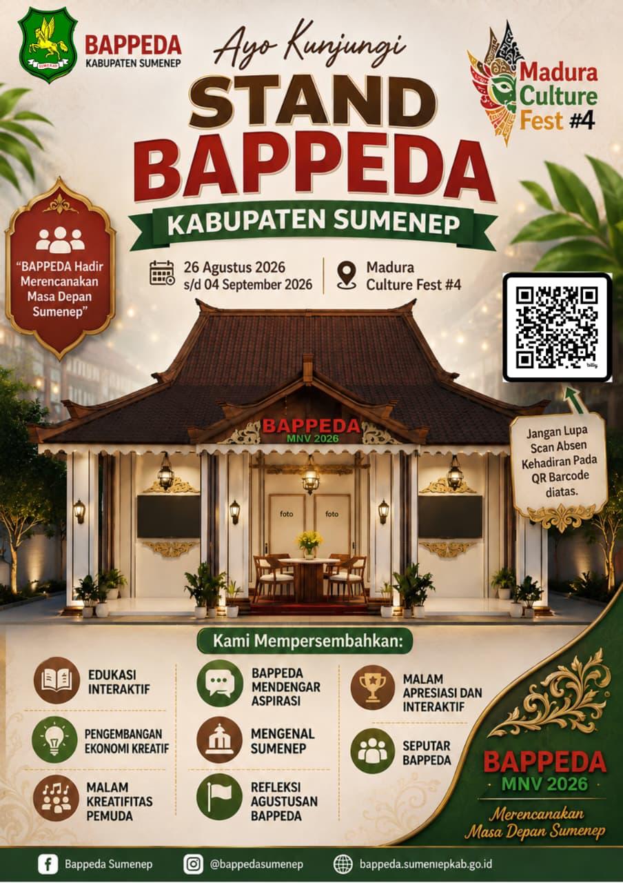Filosofi Stand Bappeda Sumenep di Madura Culture Fest #4: Merawat Budaya, Merancang Masa Depan