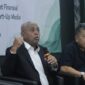 Ketua Dewan Penasehat SMSI Jatim, Prof. Ahmad Riyadh pada dialog nasional. Ia menegaskan SMSI harus menjadi jembatan penghubung antara arus keuangan global dengan penguatan ekonomi desa. ®okedaily.com [Foto: Dokumentasi SMSI]