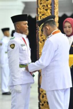 Bupati Wongsojudo Kukuhkan Paskibraka Sumenep 2026, Ini Pesannya