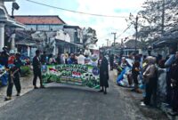 Semarak HUT ke-81 Kemerdekaan RI di Kecamatan Gayam, Kabupaten Sumenep, diikuti 26 lembaga pendidikan nampak meriah. ®okedaily.com [foto: Supriyadi Prayitno]