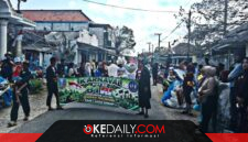 Semarak HUT ke-81 Kemerdekaan RI di Kecamatan Gayam, Kabupaten Sumenep, diikuti 26 lembaga pendidikan nampak meriah. ®okedaily.com [foto: Supriyadi Prayitno]