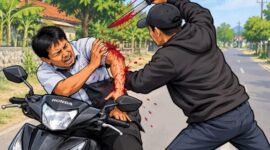 Seorang warga Pulau Sapudi menjadi korban pembacokan sepulang ziarah, dan kini ditangani aparat kepolisian. ©okedaily.com [Foto: Ilustrasi]