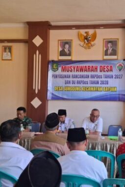 Rancang Masa Depan Gunggung: Musdes Matangkan Program 2027 di 4 Sektor