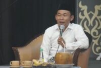 KH. Yayan Bunyamin menegaskan ketahanan pangan bukan sekadar program bagi Ansor, tapi teladan Rasulullah SAW. ®okedaily.com [Foto: Dok. GP Ansor Bali]