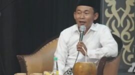 KH. Yayan Bunyamin menegaskan ketahanan pangan bukan sekadar program bagi Ansor, tapi teladan Rasulullah SAW. ®okedaily.com [Foto: Dok. GP Ansor Bali]
