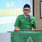 Ketua PW GP Ansor Bali menegaskan bahwa kaderisasi adalah nyawa organisasi dalam sebuah agenda kaderisasi di Bali. ®okedaily.com [Foto: Dok. GP Ansor Bali]