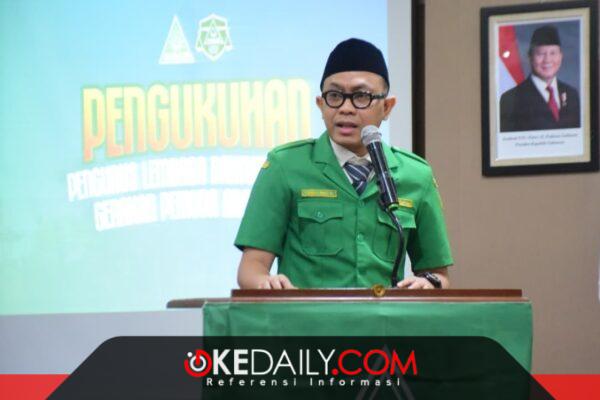 Ketua PW GP Ansor Bali menegaskan bahwa kaderisasi adalah nyawa organisasi dalam sebuah agenda kaderisasi di Bali. ®okedaily.com [Foto: Dok. GP Ansor Bali]