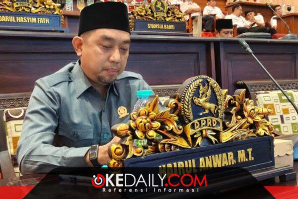 JPT Pratama Sumenep resmi terisi. Anggota DPRD Sumenep, Hairul Anwar minta meritokrasi dibuktikan lewat kinerja nyata dan pelayanan publik. ®okedaily.com [Foto: Istimewa]