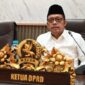 Ketua DPRD Kabupaten Sumenep H. Zainal Arifin mengingatkan para santri untuk menguasai perkembangan teknologi tanpa meninggalkan nilai-nilai akhlakul karimah. ®okedaily.com [Foto: Dok. DPRD Sumenep]