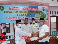 Musdes Pagerungan Besar Memfokuskan Program Ekonomi Kerakyatan