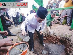 Ketum PBNU Letakkan Batu Pertama RSNU Jember, Bupati Hendy Bahagia